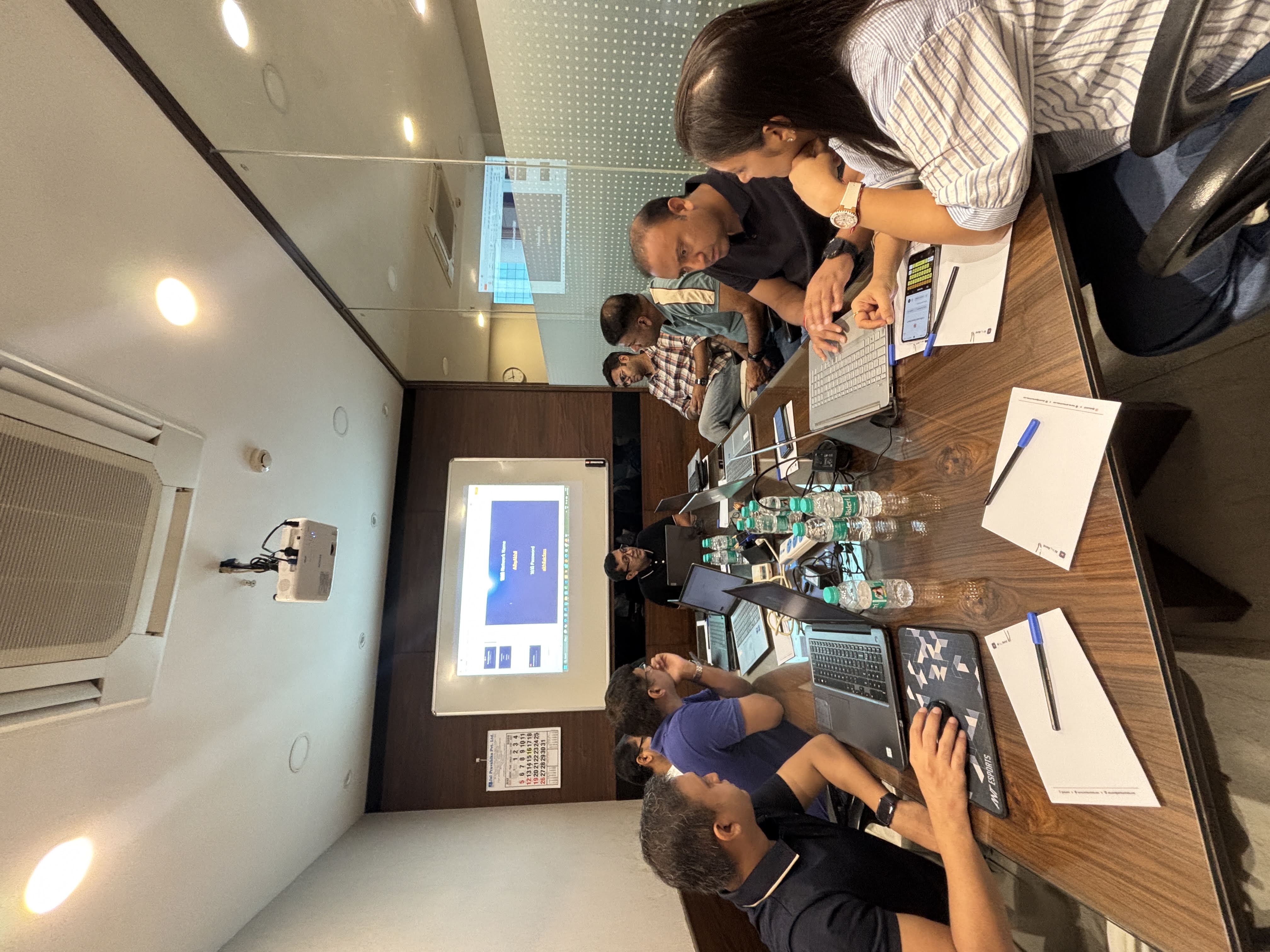 Participants working hands-on at the AI Starter Session